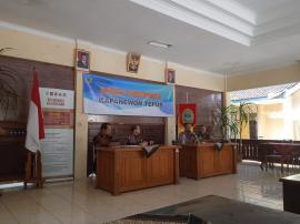 Pemkal Giripanggung Turut Hadir dalam Rapat Koordinasi Forkopimkap Tepus 